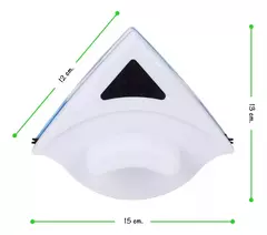 Limpiador Y Secador De Vidrios Magnético grande triangular Con Doble Cara - revende