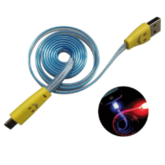Cable usb V8 con luces