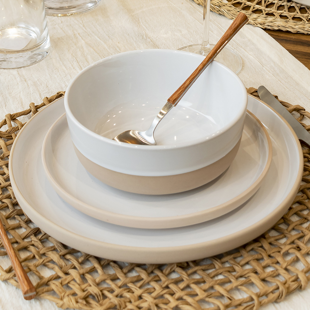 Plato Postre Toscana Ceramica Esmaltada 26 cm