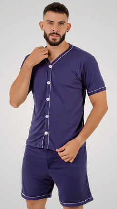 Pijama Americano Curto Masculino - Várias Cores na internet