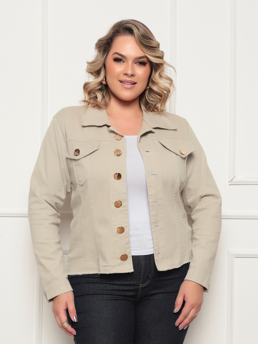 Shops jaquetas feminina plus size