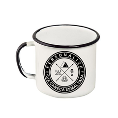 Caneca esmaltada personalizada | Kit 46 unidades - loja online