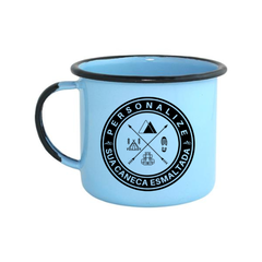 Caneca esmaltada personalizada | Kit 35 unidades - comprar online