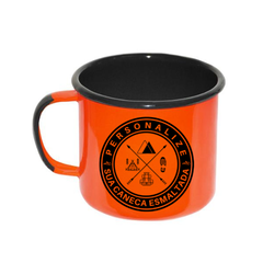 Caneca esmaltada personalizada | Kit 18 unidades - comprar online