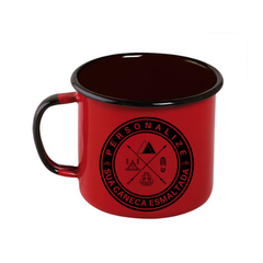 Caneca esmaltada personalizada | Kit 50 unidades - loja online