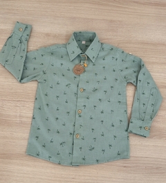 Camisa Manga Longa Coqueiro Verde