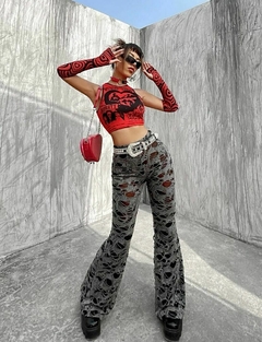 Remera crop top hotsell