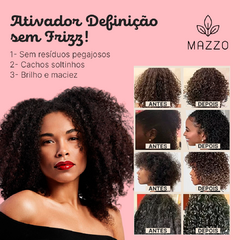 Kit 2 Ativadores Cachos Afro + Quinoa Gold Mazzo - 2 Litros na internet