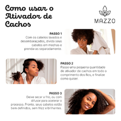 Ativador Cachos Para Crespos e Crespíssimos Quinoa Gold Mazzo - 1 Litro