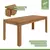 (Reembalado A) Conjunto Mesa 180x90cm Tampo MDP 6 Cadeiras Athenas Amêndoa Clean/Suede Animale Bege - comprar online