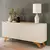 (Reembalado A) Buffet Aparador 4 Portas 180cm Grécia Off White