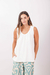 Musculosa con frunce y tiras Lourdes