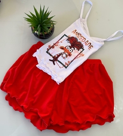 Baby doll / Pijama Cropped Sentimento ANIMACAO - loja online