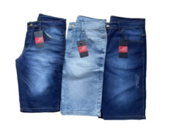 Imagem do Bermuda Jeans Masculina Plus