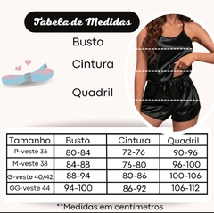 Babydoll Cetim Toque de Seda - Freire Company