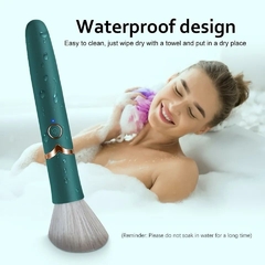 Vibrador Formato de pincel de maquiagem. Esquenta e vibra - comprar online