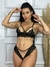 Conjunto Lingerie em tule e renda Single Juliete. na internet