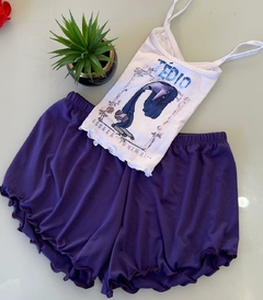 Baby doll / Pijama Cropped Sentimento ANIMACAO - comprar online