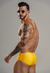 Sunga slip 3 amarelo opaco - comprar online