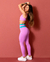 Conjunto Fitness Legging e Top Sunny Rosa - comprar online