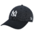 Boné New Era Dad Hat NY Yankees Logo History Preto Listrado
