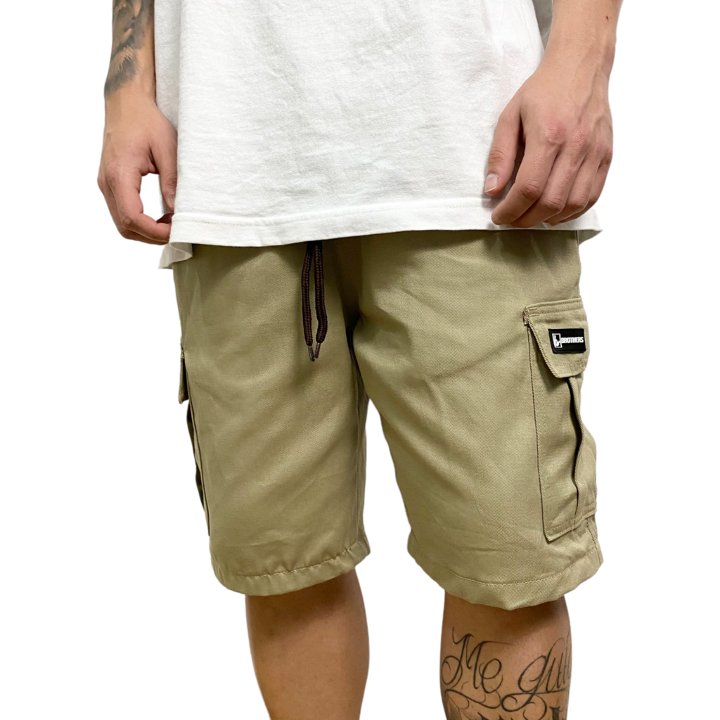 Bermuda Cargo Tradicional Brothers Kaki Loja BHS