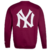 Blusa Moletom New Era NY Yankees Modern Classic Bordô - comprar online