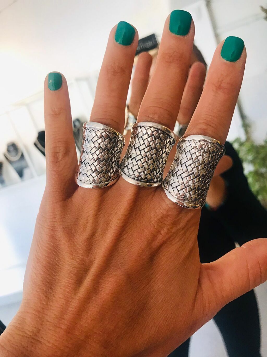 Anillo Trenzado Cilindrico Comprar en effronjoyas