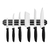 SET DE CUCHILLOS COCINA CHEF + BARRA MAGNETICA TRAMONTINA