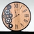 RELOJ MADERA Y METAL CON ENGRANAJES 60CM DISEÑO DECORACIÓN - comprar online