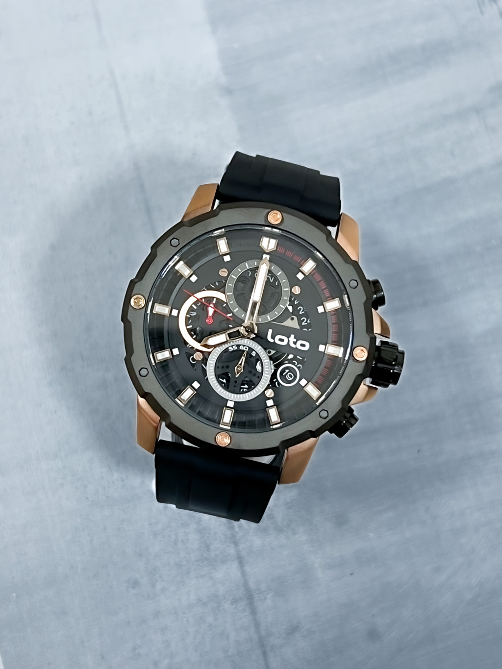 RELOJ SILICONA CON CRONOGRAFOS