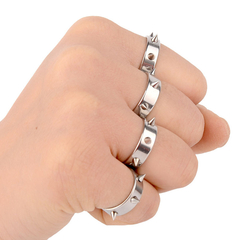 Spikes Crown Ring Silver - comprar en línea