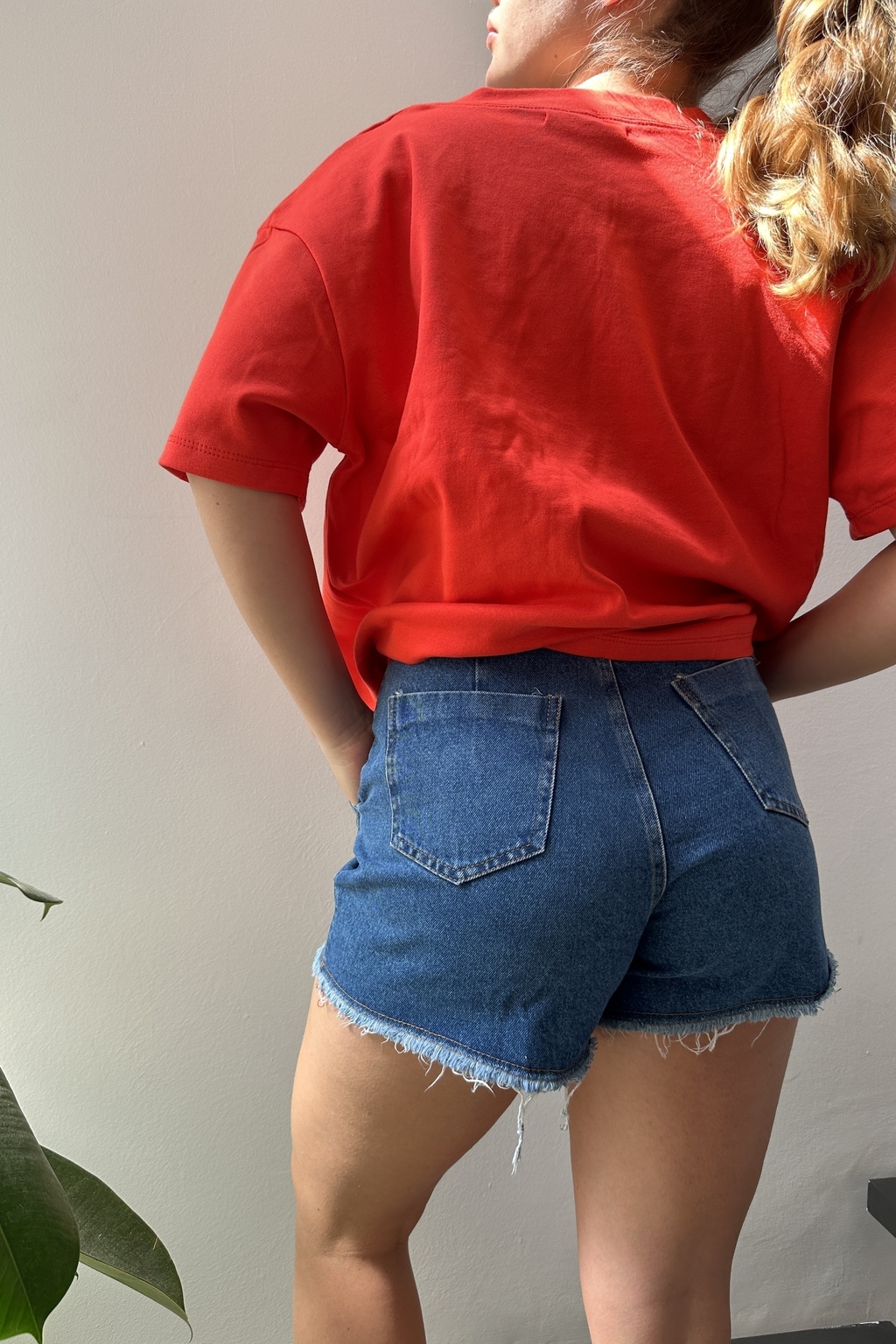 Short pollera rojo hotsell