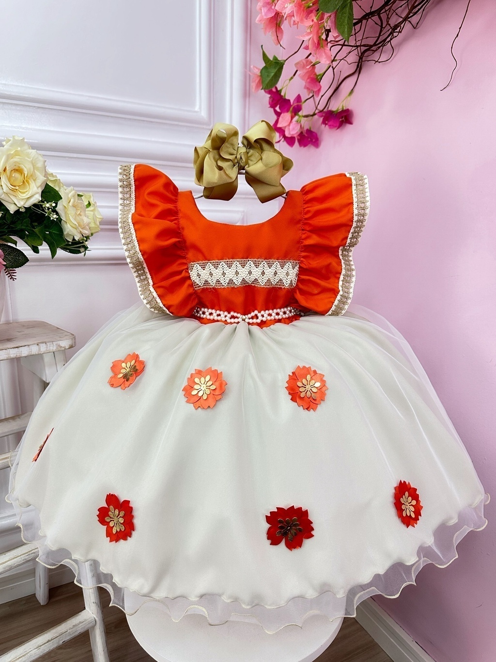 Vestido Infantil tematico moana