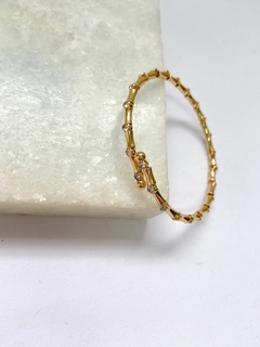 Bracelete maleável dourado - comprar online