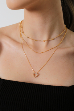 Chocker bolinha dourado - USE BRUM