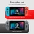 Nintendo switch cinza neon azul vermelho na internet