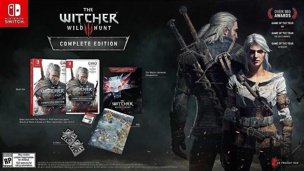 The Witcher 3 Wild Hunt Nintendo Switch Wolf Games