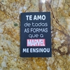 Livreto amor Marvel com fotos