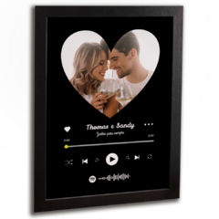 Quadro Spotify Personalizado S5