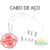 REPOSIÇÃO: Par de Cabo de Aço Lateral para Fechamento do Carrinho Kiddo Compass