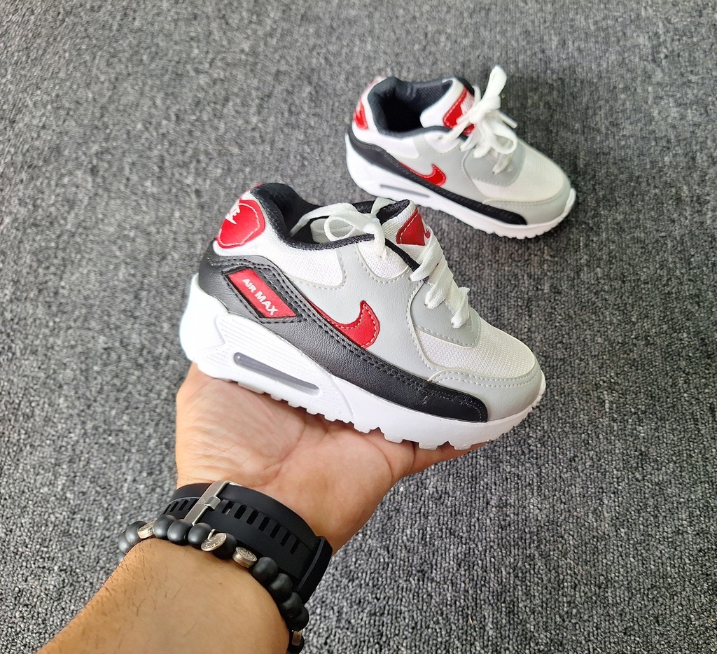 NIKE AIR MAX BLANCO ROJO NINOS Comprar en DY STEFANO
