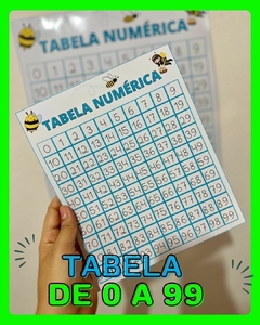 TABELA DE 0 A 99 - loja online