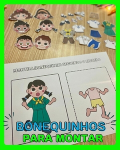 BONEQUINHOS PARA MONTAR