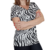 Blusa Feminina Camisa T-Shirt Animal Print Básica em Viscolycra do M ao EGG