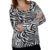 Blusa Manga Longa Estampa Zebra - loja online