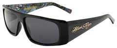 Óculos De Sol Black Flys Straight Slightly Stoopid Flys Collab