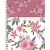 CUADERNO MADDALENA HC 21x16 ROSA Y BLANCO FLORES MARIA ANTONIETA