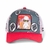 GORRA KAME SENIN GRIS ROJA Y BLANCA CON LETRAS JAPONESAS DRAGON BALL Z