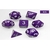 DADOS DE ROL 18 MORADO CON NUMEROS BLANCOS